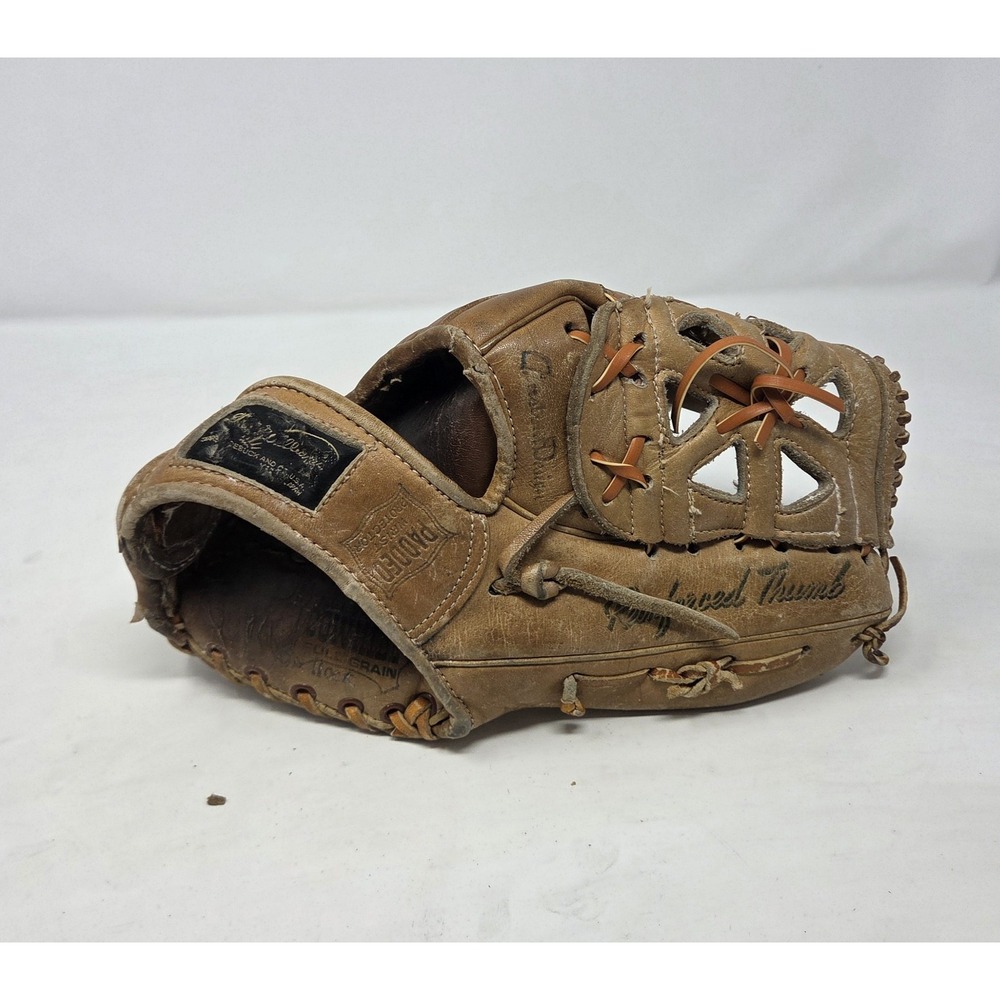 Vintage Sears Ted Williams 1670 Baseball Glove Pro Model Flex Action Rawhide RHT